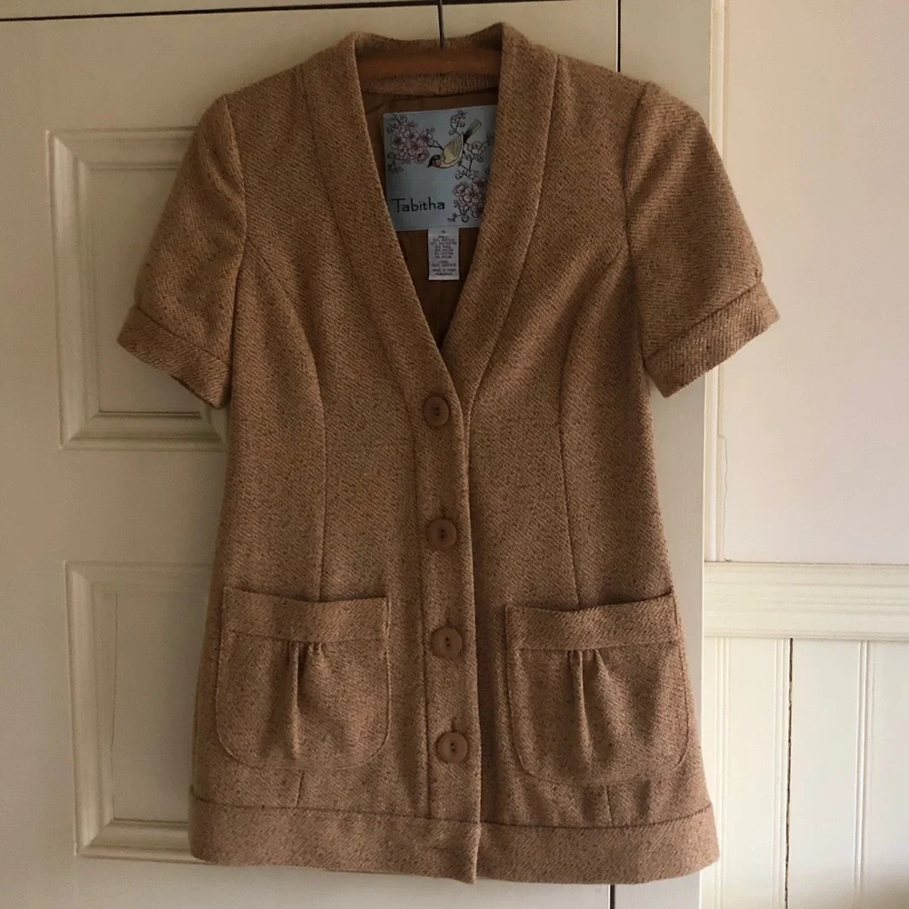 Anthropologie Tabitha Tweed Cardigan Jacket - Picture 3 of 8